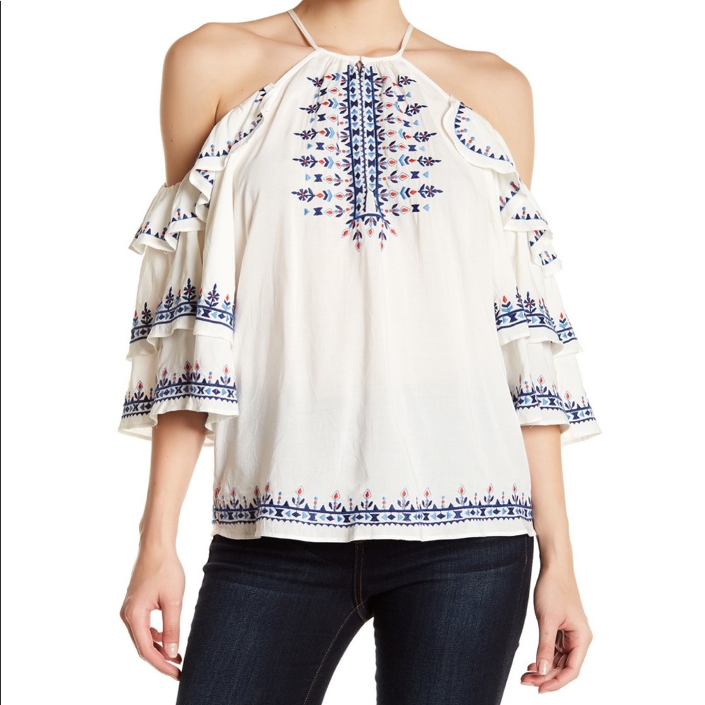 Parker - Cindy Cold Shoulder Blouse